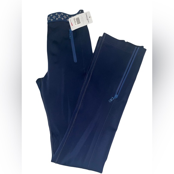 LOUIS VUITTON FLIGHT MODE LEGGINGS 1A9L1H NAVY BLUE SIZE 40 (M-L) PRELOVED - Picture 6 of 9